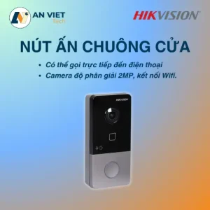 Nút Ấn Chuông Cửa Hikvision DS-KV6113-WPE1(B)