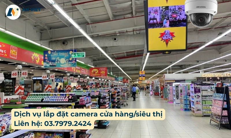 lắp đặt camera cửa hàng